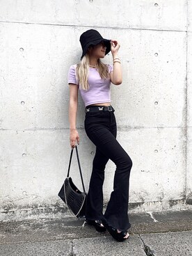 🦋 𝐌𝐎𝐊𝐀 🦋さん(レディース・155cm)の夏コーディネート