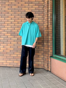 「KOMONO.（コモノ）のアイテム」を使った、cocoroさん（メンズ・173cm）の夏コーディネート