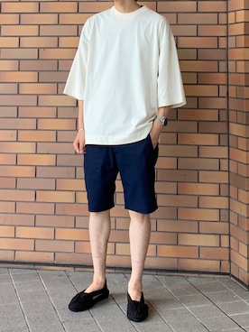 「La Manual Alpargatera（マヌアル・アルパルガテラ）のアイテム」を使った、cocoroさん（メンズ・173cm）の夏コーディネート