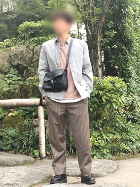 「present（プレゼント）のアイテム」を使った、kazuさん（メンズ・173cm）の秋コーディネート