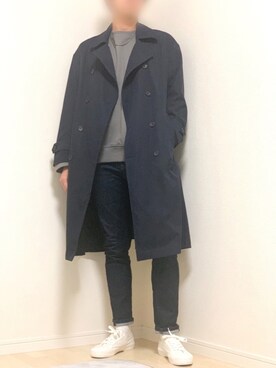「shiki tokyo（シキトウキョウ）のアイテム（スウェット）」を使った、kazuさん（メンズ・173cm）の秋コーディネート