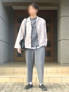 「present（プレゼント）のアイテム」を使った、kazuさん（メンズ・173cm）の秋コーディネート