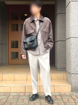 「present（プレゼント）のアイテム」を使った、kazuさん（メンズ・173cm）の秋コーディネート