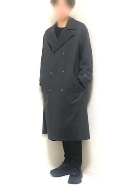 「ADRER（アドラー）のADRER バラシシュウビッグスウェット（スウェット）」を使った、kazuさん（メンズ・173cm）の冬コーディネート