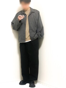 「ゆったりシルエット」｜kazuさん（メンズ・173cm）の冬コーディネート