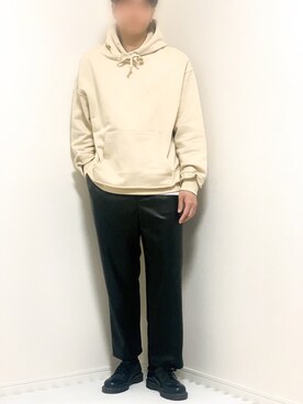 「shiki tokyo（シキトウキョウ）のアイテム（パーカー）」を使った、kazuさん（メンズ・173cm）の春コーディネート