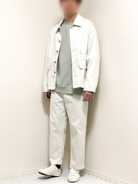 「ペールトーン」｜「アイテム（ブルゾン）」を使った、kazuさん（メンズ・173cm）の春コーディネート