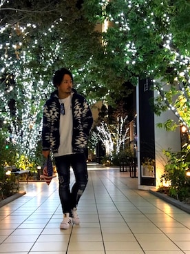 「MCD（エムシーディー）のアイテム（パンツ）」を使った、PEETスタッフコーディネートさん（メンズ・175cm）の冬コーディネート