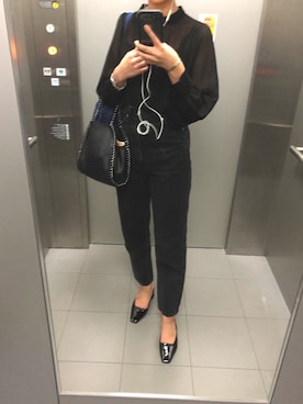 LONさん（レディース・160cm）の秋コーディネート