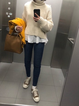 LONさん（レディース・160cm）の秋コーディネート