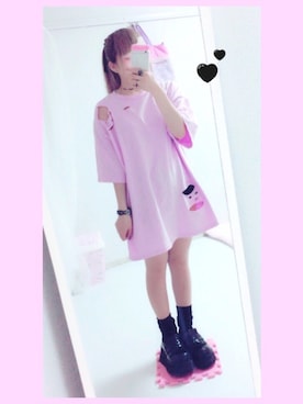 「原宿」｜「アイテム（ローファー）」を使った、ちゃいなさん（レディース・149cm）の夏コーディネート