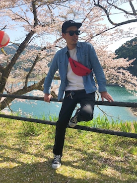 Sさん（メンズ・175cm）の春コーディネート