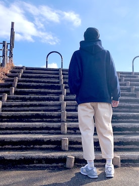 「アイテム（スウェット）」を使った、keiiii00219さん（メンズ・183cm・30代）の春コーディネート