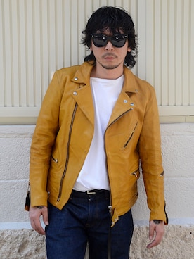 「LABRAT（ラブラット）のアイテム」を使った、田中奨伍さん（メンズ・178cm）の春コーディネート