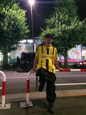 「LABRAT（ラブラット）のアイテム」を使った、田中奨伍さん（メンズ・178cm）の夏コーディネート