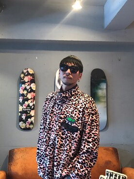 「LABRAT（ラブラット）のアイテム」を使った、田中奨伍さん（メンズ・178cm）の夏コーディネート