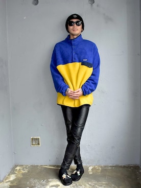 「LABRAT（ラブラット）のアイテム」を使った、田中奨伍さん（メンズ・178cm）の春コーディネート