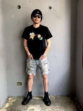 「LABRAT（ラブラット）のアイテム」を使った、田中奨伍さん（メンズ・178cm）の春コーディネート
