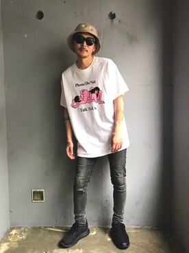 「LABRAT（ラブラット）のアイテム」を使った、田中奨伍さん（メンズ・178cm）の春コーディネート