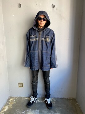 phat farm ファットファーム ムートンジャケット 投げ飛ばし