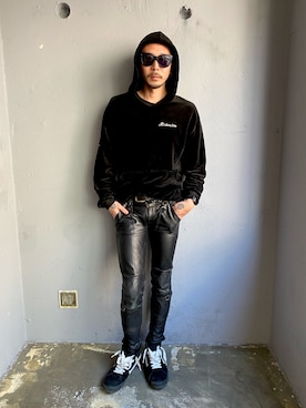 「RICHARDSON（リチャードソン）のアイテム」を使った、田中奨伍さん（メンズ・178cm）の秋コーディネート