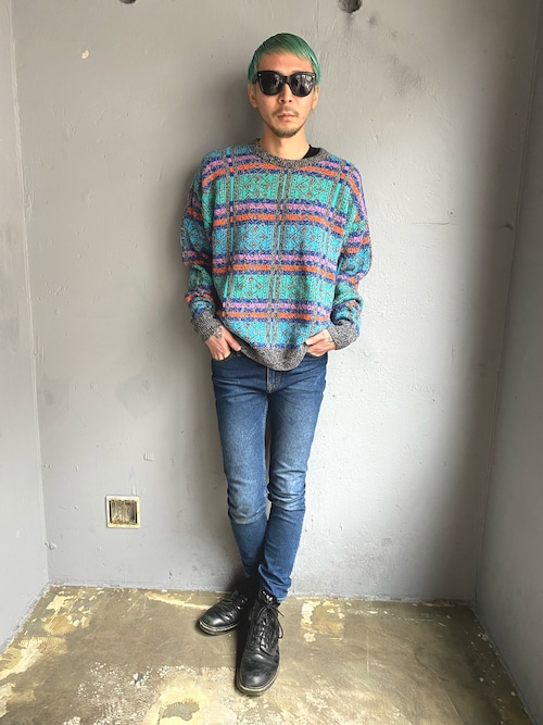 田中奨伍 Vintageのニット セーターを使ったコーディネート Wear