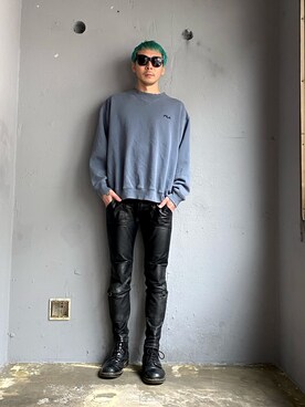 「FILA（フィラ）のアイテム（トップス）」を使った、田中奨伍さん（メンズ・178cm）の冬コーディネート