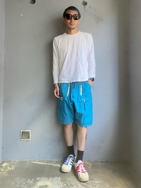 「United Athle（ユナイテッドアスレ）のアイテム」を使った、田中奨伍さん（メンズ・178cm）の春コーディネート