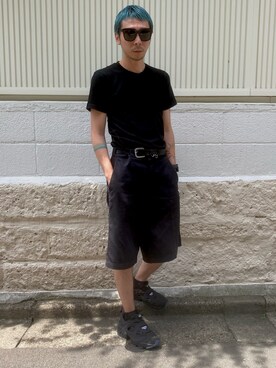 「United Athle（ユナイテッドアスレ）のアイテム」を使った、田中奨伍さん（メンズ・178cm）の夏コーディネート