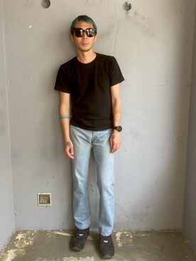 「United Athle（ユナイテッドアスレ）のアイテム」を使った、田中奨伍さん（メンズ・178cm）の夏コーディネート