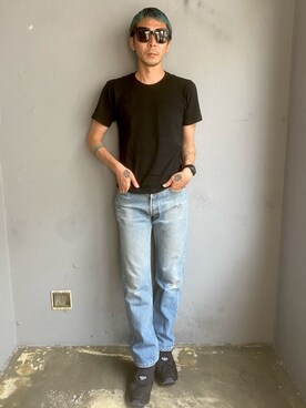 「United Athle（ユナイテッドアスレ）のアイテム」を使った、田中奨伍さん（メンズ・178cm）の夏コーディネート