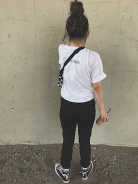 「Calvin Klein PLATINUM（カルバン・クライン プラティナム）のアイテム」を使った、 Chankanaさん（レディース・160cm）の夏コーディネート