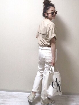  Chankanaさん（レディース・160cm）の夏コーディネート