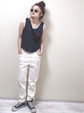 Chankanaさん(レディース・160cm)の夏コーディネート