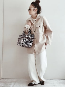 「アントマリーズ」｜「アイテム（カバーオール）」を使った、 Chankanaさん（レディース・160cm）の冬コーディネート