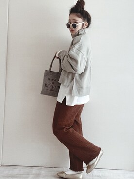 「Auntmaries」｜ Chankanaさん（レディース・160cm）の冬コーディネート