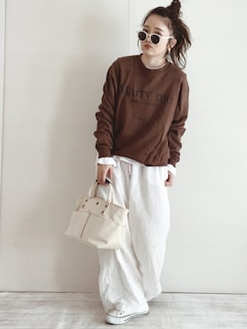  Chankanaさん（レディース・160cm）の夏コーディネート