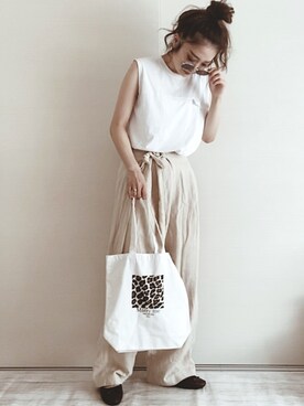  Chankanaさん（レディース・160cm）の夏コーディネート