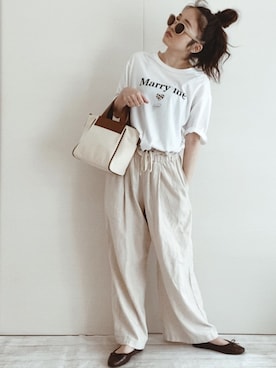  Chankanaさん（レディース・160cm）の夏コーディネート