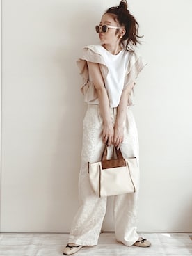  Chankanaさん（レディース・160cm）の夏コーディネート