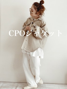 「notch.（ノッチ）のアイテム（ブルゾン）」を使った、 Chankanaさん（レディース・160cm）の秋コーディネート