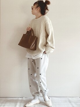 「BASE（ベース）のアイテム（その他）」を使った、 Chankanaさん（レディース・160cm）の冬コーディネート