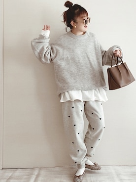 「BASE（ベース）のアイテム（その他）」を使った、 Chankanaさん（レディース・160cm）の冬コーディネート