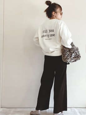 「BASE（ベース）のアイテム（その他）」を使った、 Chankanaさん（レディース・160cm）の冬コーディネート