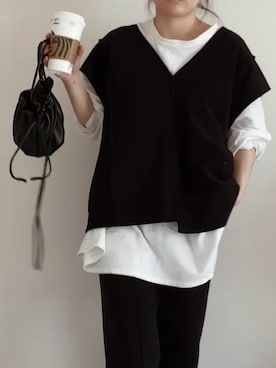 「スターバックス」｜ Chankanaさん（レディース・160cm）の春コーディネート