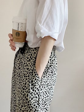 「シャツイン」｜「アイテム（その他）」を使った、 Chankanaさん（レディース・160cm）の春コーディネート