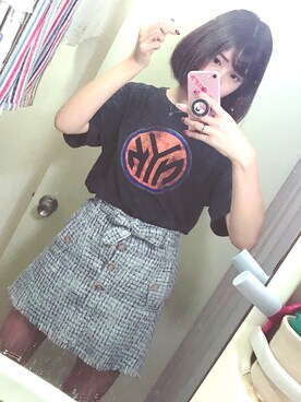 「Bobon21（ボボンニジュウイチ）のアイテム」を使った、[ちゃんぐ]さん（レディース・165cm）の秋コーディネート