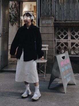 「nike rift」｜Katkatnotcoolさん（レディース・156cm）の冬コーディネート