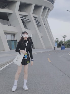 「盐系风格」｜「アイテム（スカート）」を使った、Katkatnotcoolさん（レディース・156cm）の春コーディネート