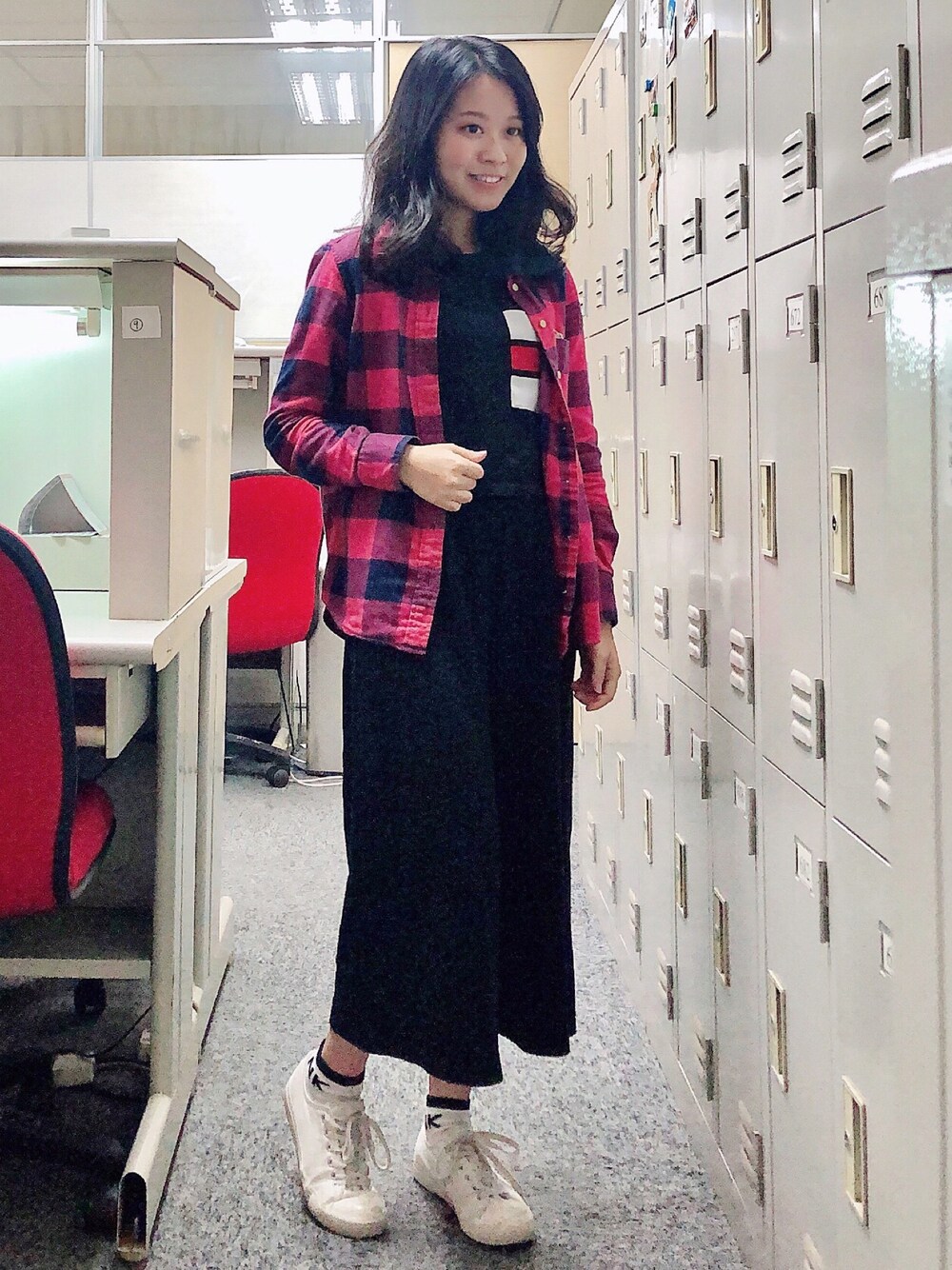 「低身長コーデ、ZARA、niko and ...、UNIQLO」｜「ZARAのアイテム（Tシャツ/カットソー、ブラック系）」を使った、晴ʕ•ᴥ•ʔ🇹🇼さん（レディース・153cm）の春コーディネートの1枚目の写真